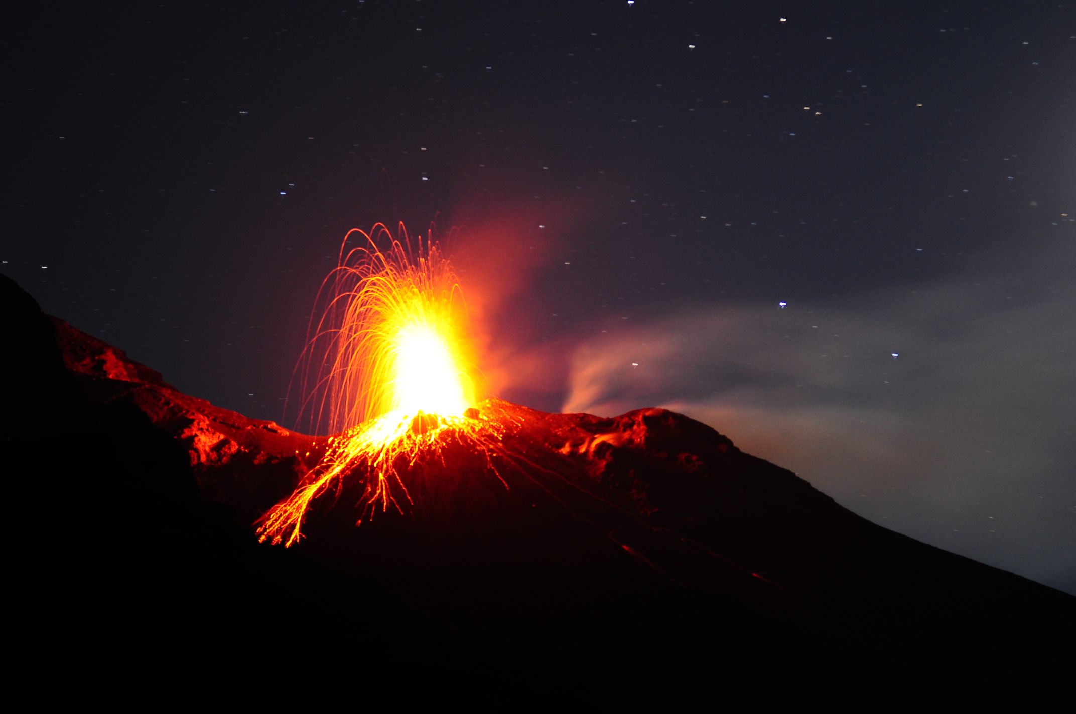 Stromboli Vulkan